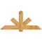Ekena Millwork Kennewick Rough Sawn Timber Gable Bracket, Western Red Cedar, 60"W x 27"H x 4"D x 6"F, 11/12 Pitch GBW060X27X0406KEN00RWR - alternate 1